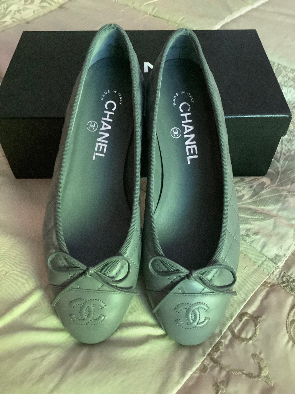 Chanel Quilted Ballet Flats